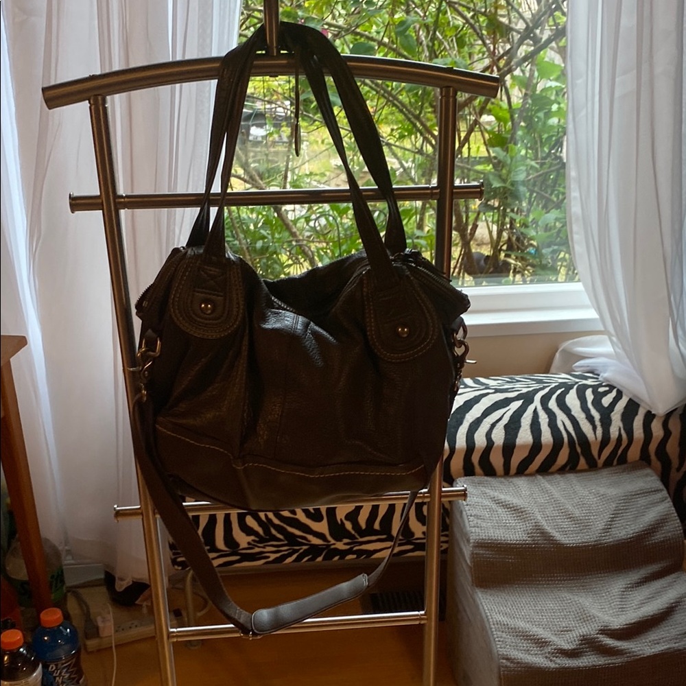 The Sak Brown Shoulder Bag Casual Elegance